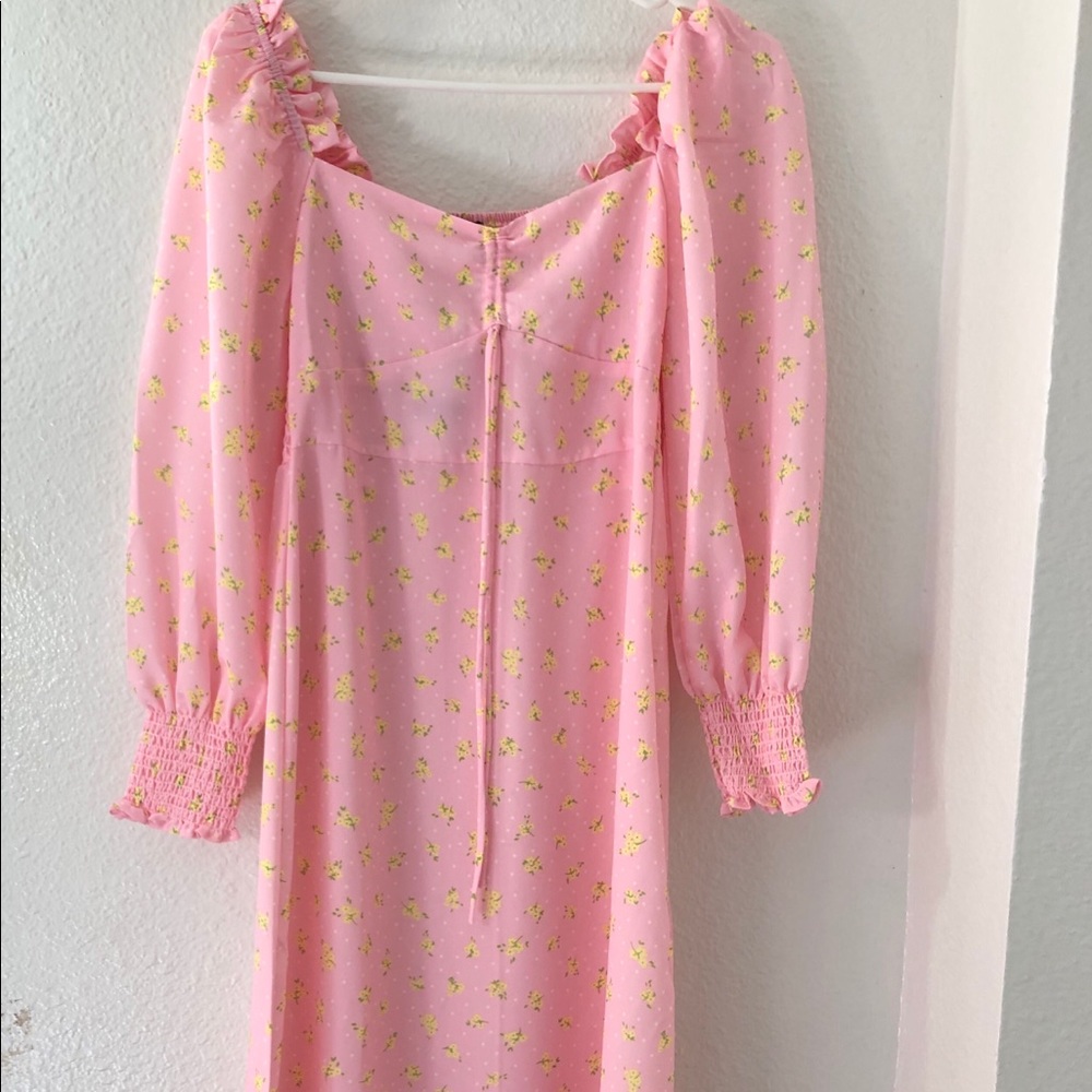 Floral summer midi dress